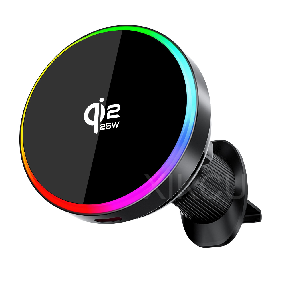 Magnetic Phone Holder For Car Vent - qi2.2 25W Araç İçi Kablosuz Şarj