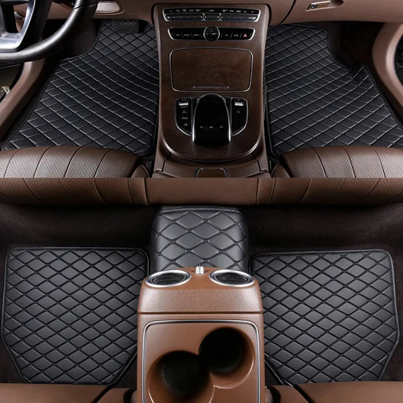 Car Floor Mats Universal Waterproof Leather - Araba Paspasları 5 Adet Evrensel Kaliteli