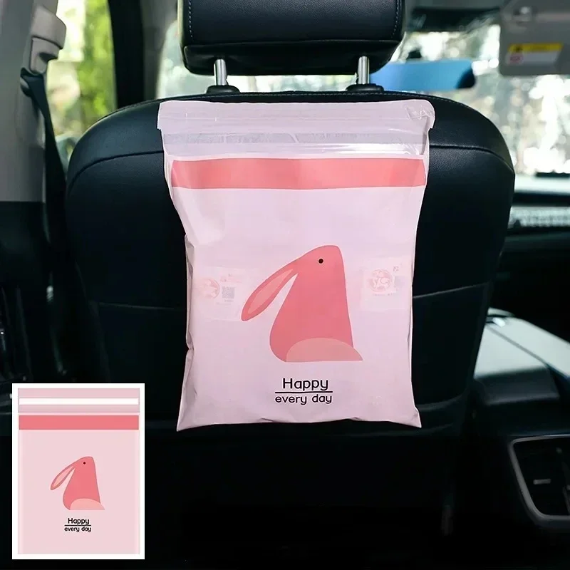 Waterproof Car Trash Can With Lid - Araba Çöp Torbası 15 Adet Tek