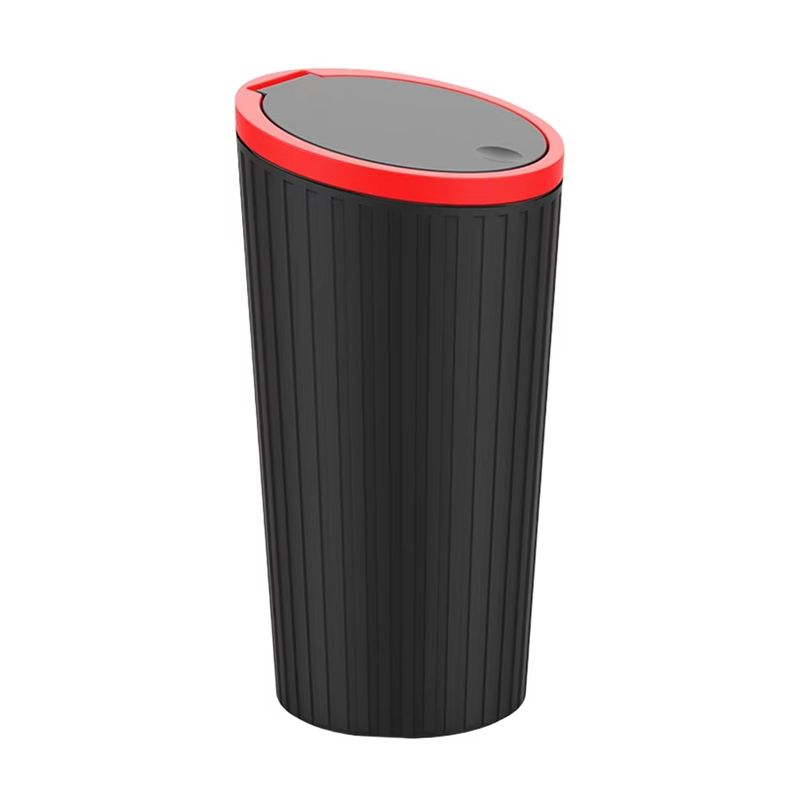 Waterproof Car Trash Can With Lid - A60E-Press Tipi Kapaklı Araba Çöp Kovası,
