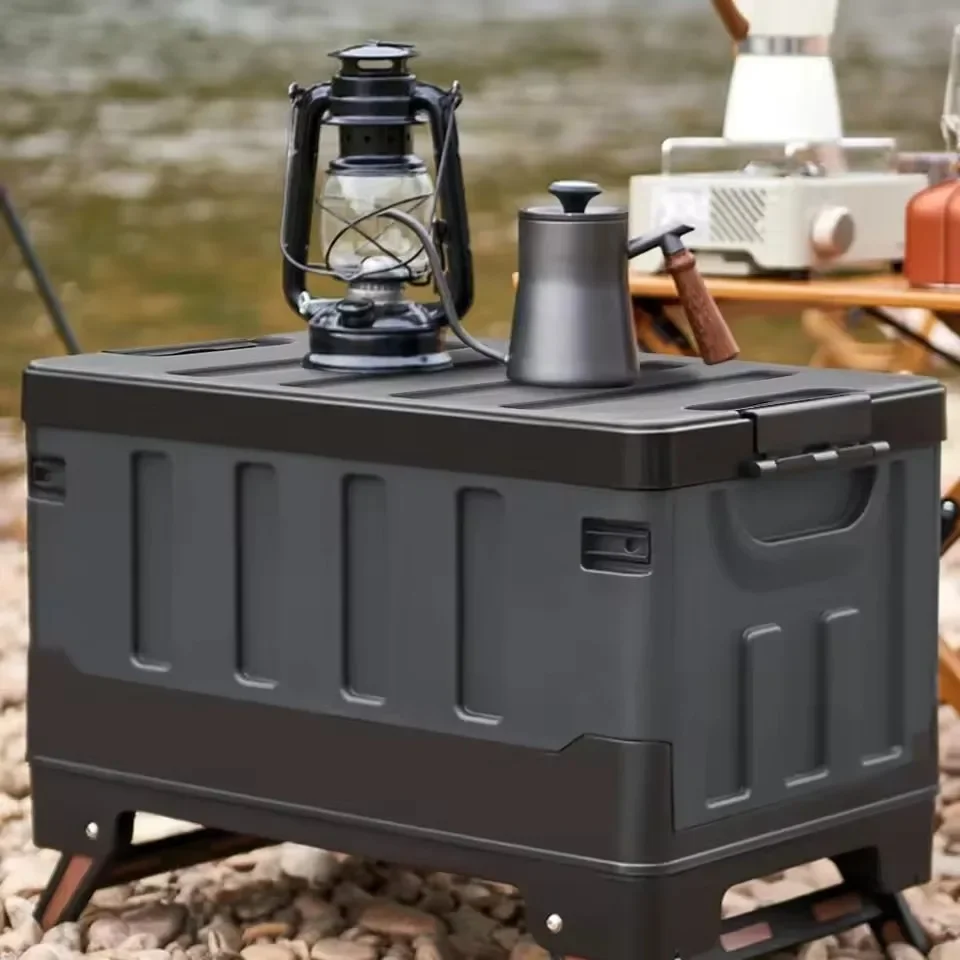 Car Trunk Organizer Foldable Storage Box - Kamp İçin Büyük Su Geçirmez Saklama