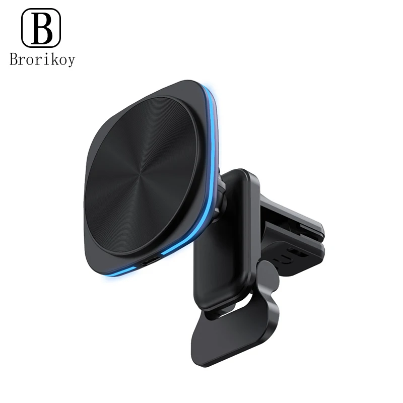 Wireless Car Charger Mount Fast Charging - Manyetik Araç İçi Kablosuz Şarj Cihazı