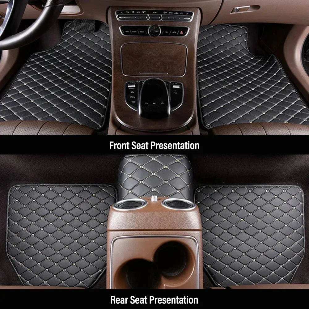 Car Floor Mats Universal Waterproof Leather - Araba Paspasları 4 ADET Evrensel PU
