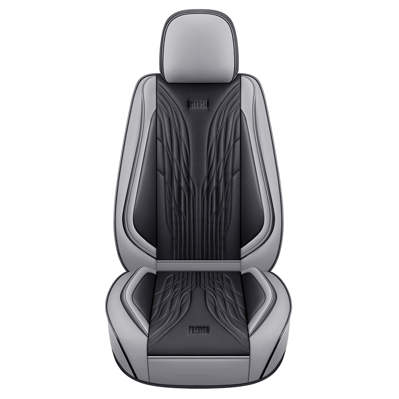 Leather Car Seat Covers Full Set Universal - Yeni Tasarım Lüks Deri Araba Koltuk