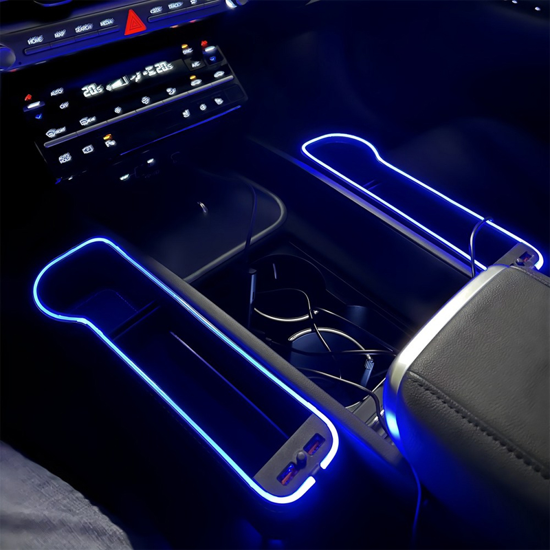 Seat Gap Filler Organizer With Usb Charger - LED Araba Koltuğu Çatlak saklama kutusu