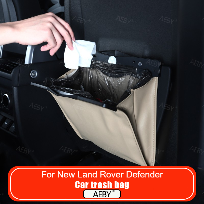 Waterproof Car Trash Can With Lid - Yeni Land Rover Defender 90 110