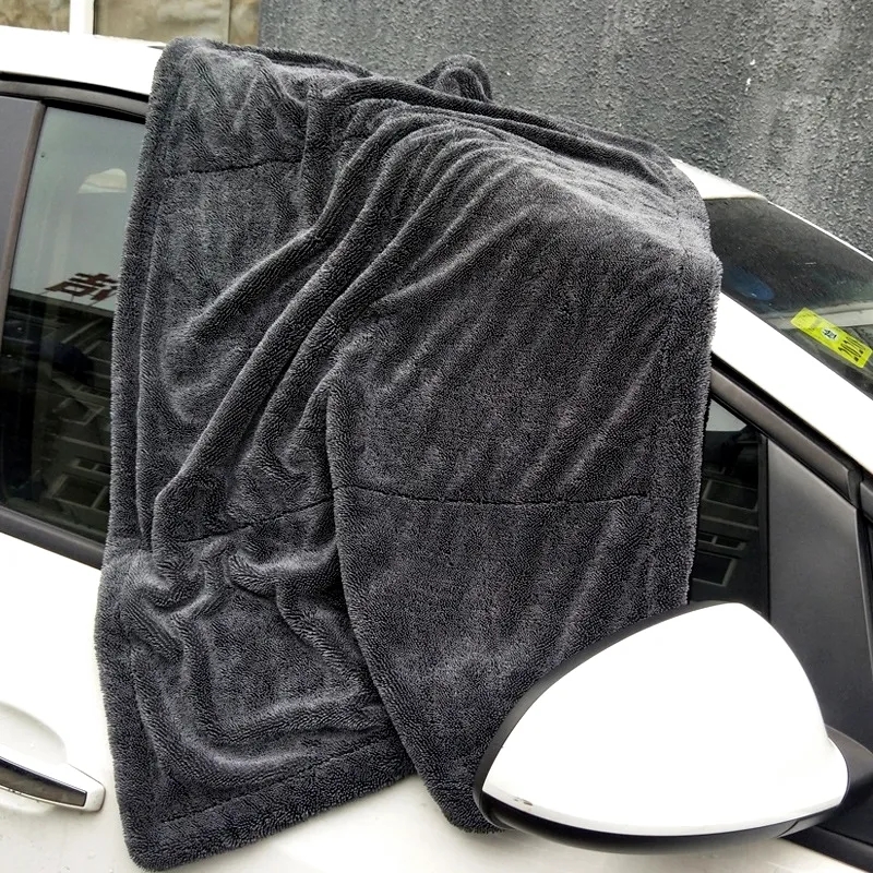 Microfiber Car Drying Towel Super Absorbent - Mikrofiber araba yıkama havlu çift kurutma