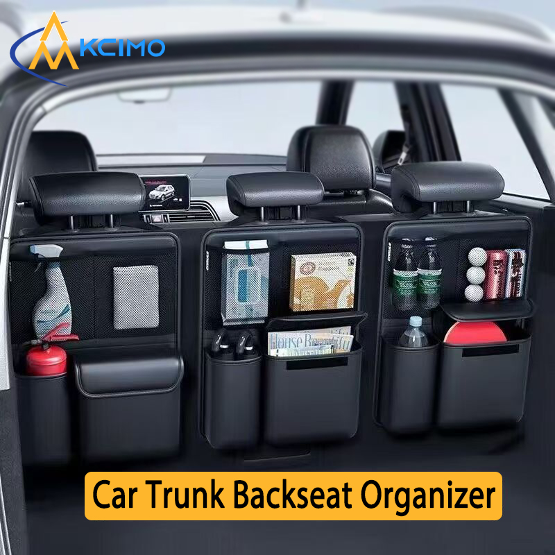 Car Trunk Organizer Foldable Storage Box - Kcimo PU Deri Araba Gövde saklama