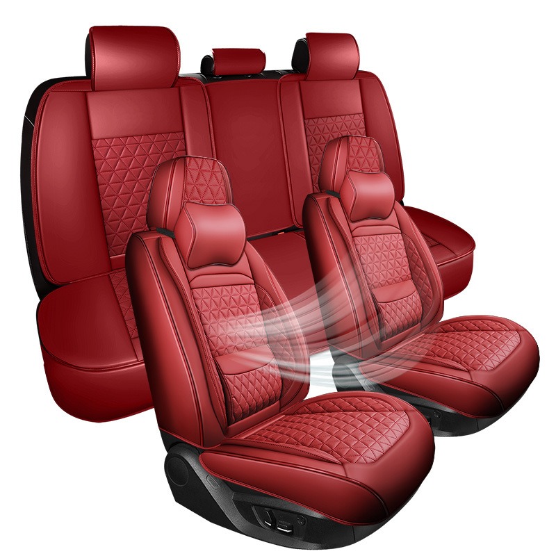 Leather Car Seat Covers Full Set Universal - Araba Koltuk Kılıfları Tam Set, Çoğu