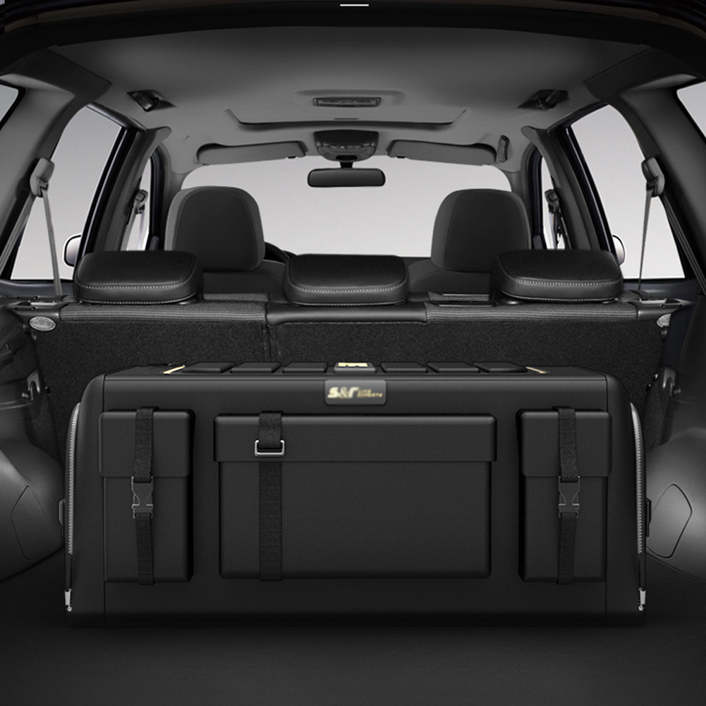 Car Trunk Organizer Foldable Storage Box - Evrensel araba gövde organizatör 70L saklama
