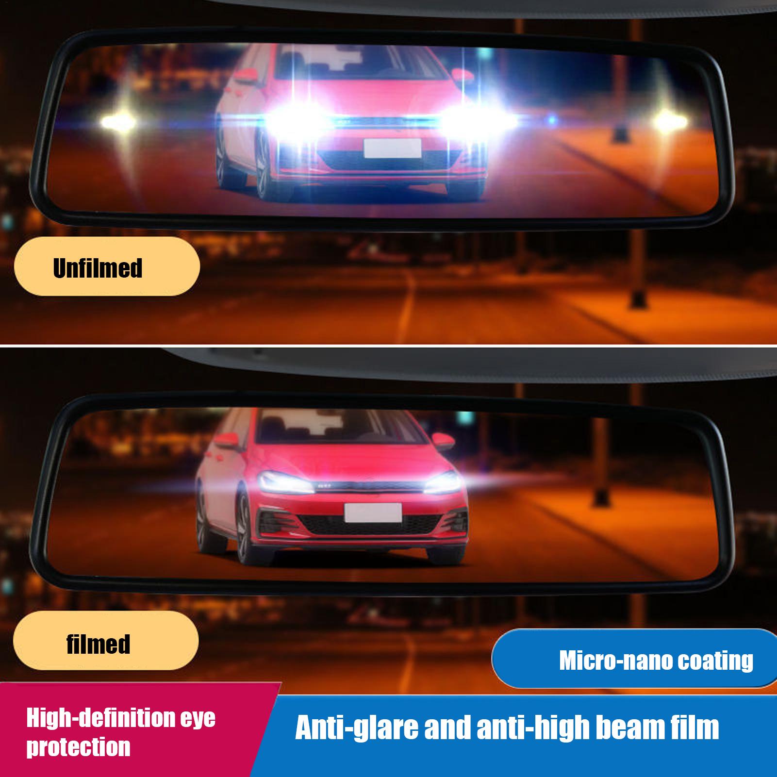 Anti Glare Car Rearview Mirror Film - Parlama önleyici araba iç ayna yapışkan