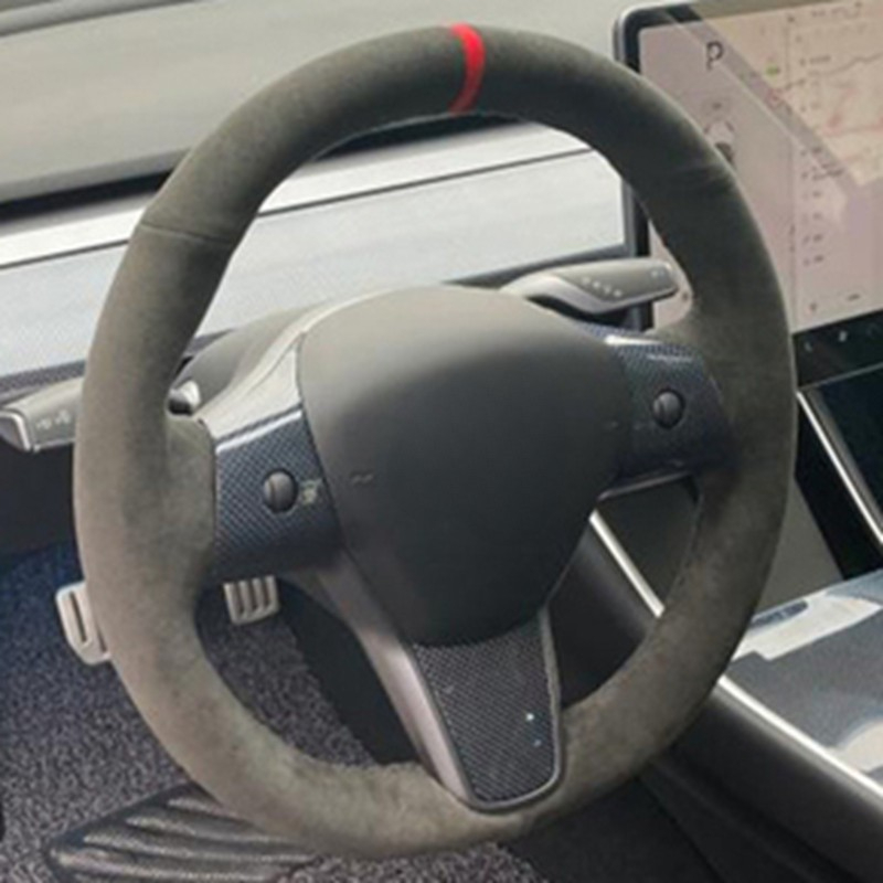 El dikişli Kaymaz Karbon Fiber - Car Steering Wheel Cover Anti Slip Breathable incelemesi ve fiyatı