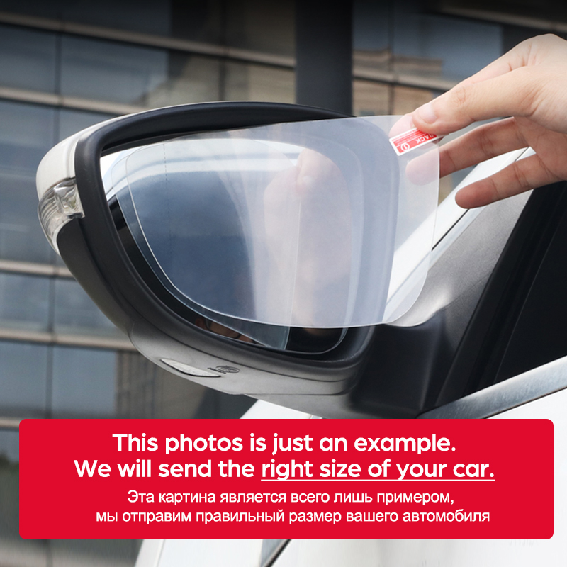 Tam kapak Anti sis filmi yağmu - Anti Glare Car Rearview Mirror Film incelemesi ve fiyatı