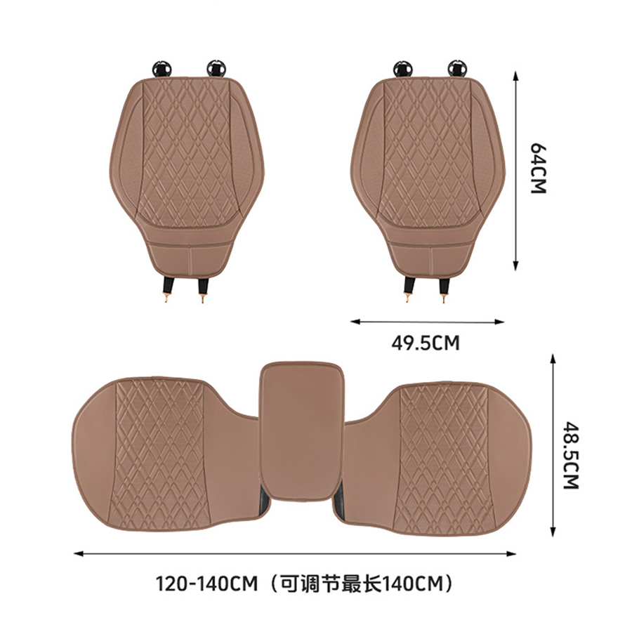 3 Adet Lüks NAPPA Deri Araba K - Leather Car Seat Covers Full Set Universal incelemesi ve fiyatı