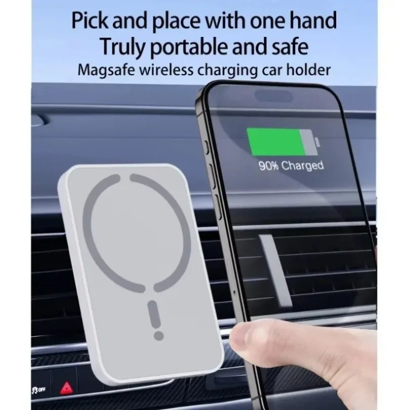 Manyetik Araç İçi Kablosuz Şar - Magnetic Phone Holder For Car Vent incelemesi ve fiyatı