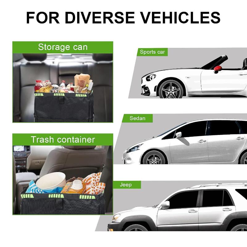 Katlanabilir Araba Çöp Kovası, - Waterproof Car Trash Can With Lid incelemesi ve fiyatı