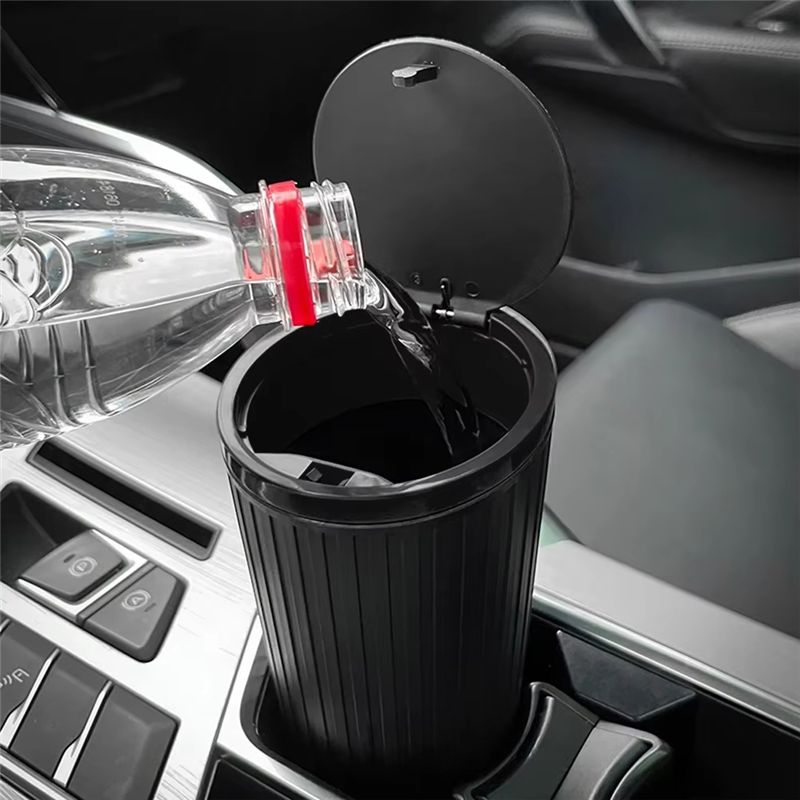 A60E-Press Tipi Kapaklı Araba  - Waterproof Car Trash Can With Lid incelemesi ve fiyatı