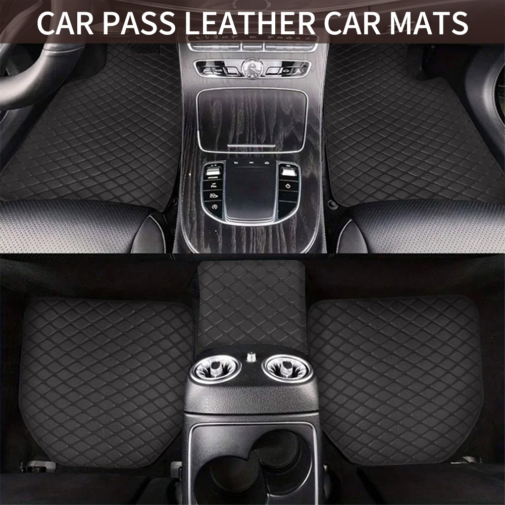 Evrensel 5 Adet Deri Araba Pas - Car Floor Mats Universal Waterproof Leather incelemesi ve fiyatı
