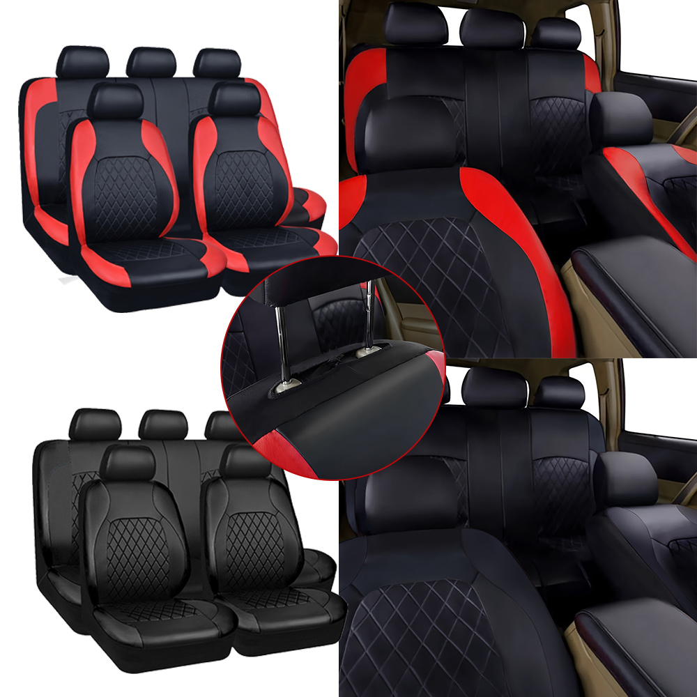 Yeni Araba Koltuk Kılıfları Ka - Leather Car Seat Covers Full Set Universal incelemesi ve fiyatı