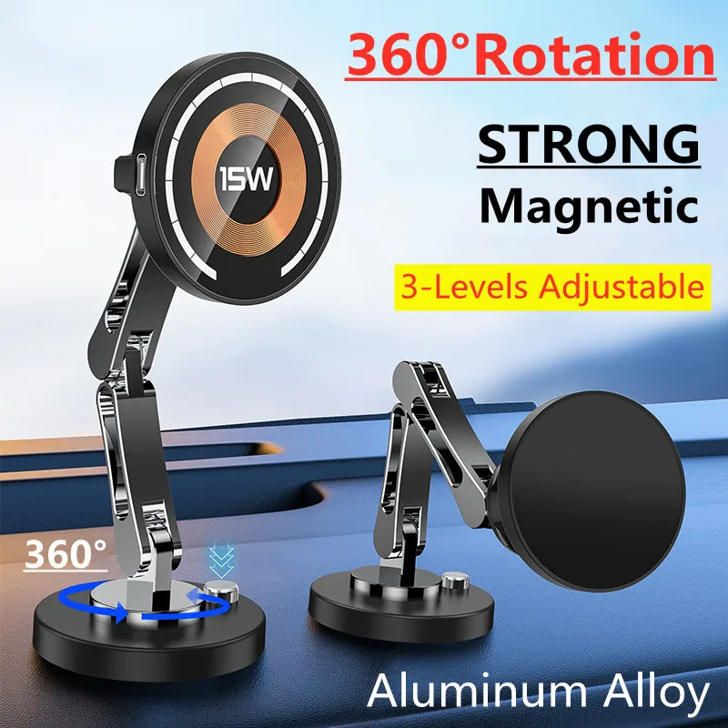 Manyetik araba kablosuz şarj s - Wireless Car Charger Mount Fast Charging incelemesi ve fiyatı
