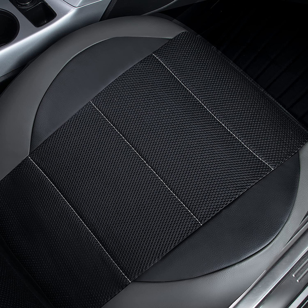 9 adet/takım Araba Koltuğu Kap - Leather Car Seat Covers Full Set Universal incelemesi ve fiyatı