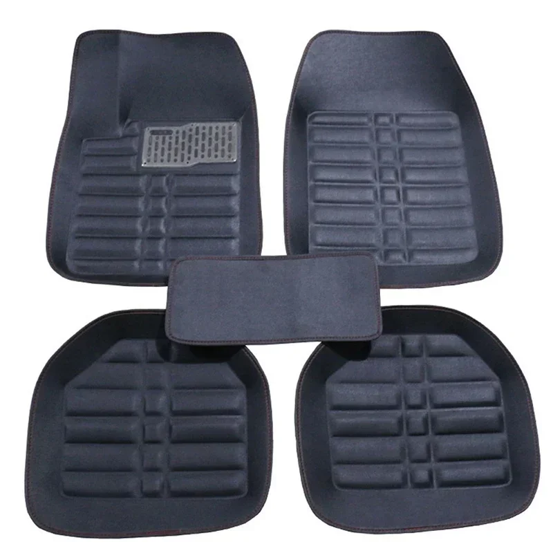 5 adet Premium Kolay Temizlene - Car Floor Mats Universal Waterproof Leather incelemesi ve fiyatı