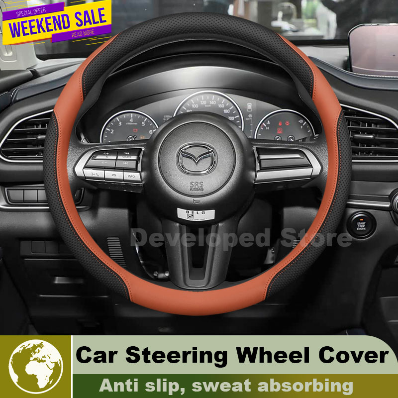 Mazda CX-3 CX 3 CX-30 CX 30 20 - Car Steering Wheel Cover Anti Slip Breathable incelemesi ve fiyatı