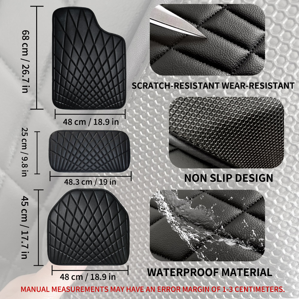 CAR PASS Universal 5 Parça Der - Car Floor Mats Universal Waterproof Leather incelemesi ve fiyatı