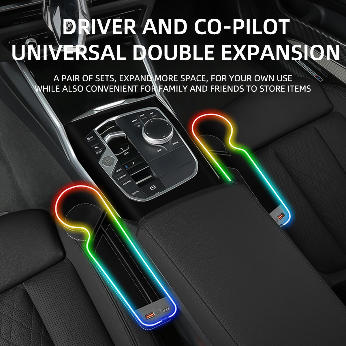 Araba Koltuk Aralığı Doldurucu - Seat Gap Filler Organizer With Usb Charger incelemesi ve fiyatı
