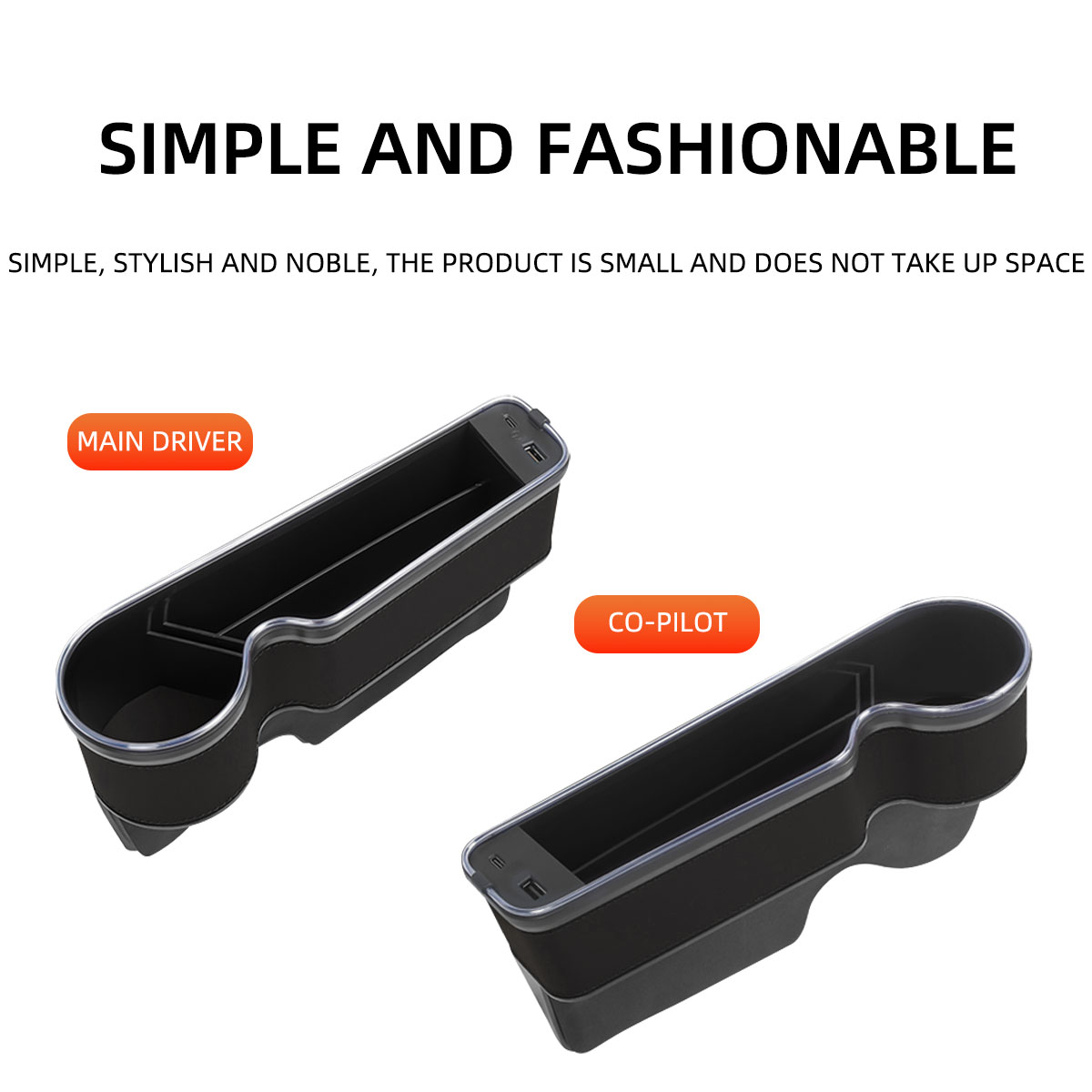Araba Koltuk Aralığı Doldurucu - Seat Gap Filler Organizer With Usb Charger incelemesi ve fiyatı
