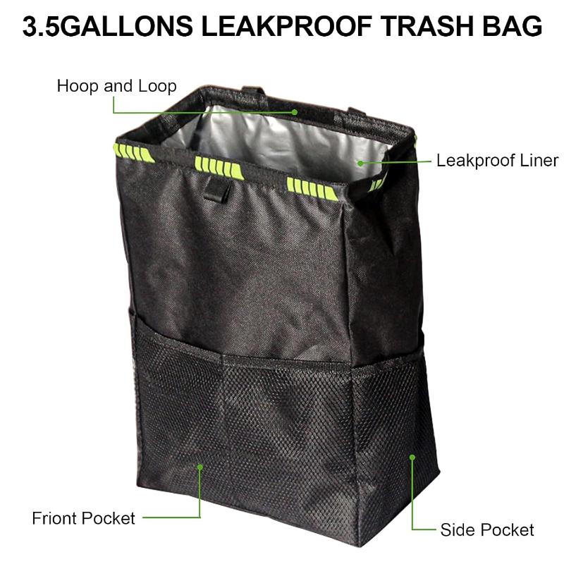 Araba Çöp Kovası Delme Gerekti - Waterproof Car Trash Can With Lid incelemesi ve fiyatı