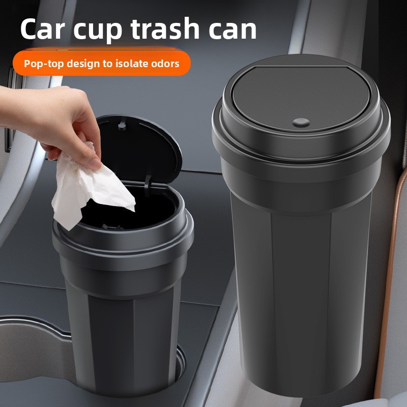 Araba çöp kutusu su geçirmez b - Waterproof Car Trash Can With Lid incelemesi ve fiyatı