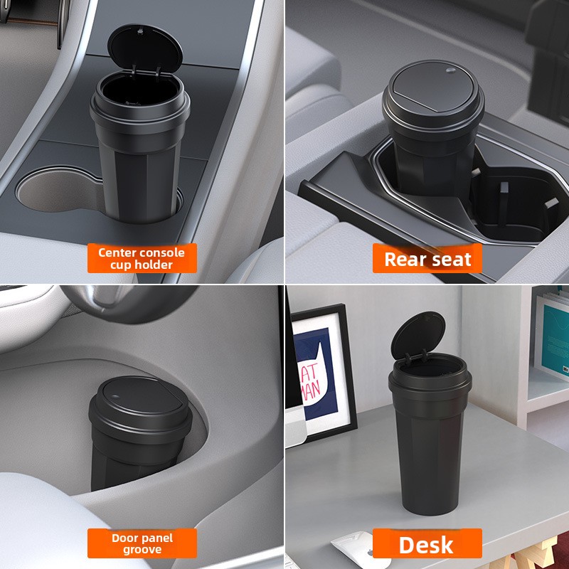 Araba çöp kutusu su geçirmez b - Waterproof Car Trash Can With Lid incelemesi ve fiyatı