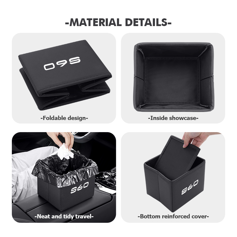 Araba çöp tenekesi katlanabili - Waterproof Car Trash Can With Lid incelemesi ve fiyatı