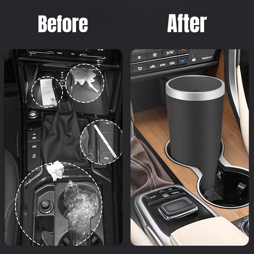 Kompakt Sızdırmaz Mini Araba Ç - Waterproof Car Trash Can With Lid incelemesi ve fiyatı