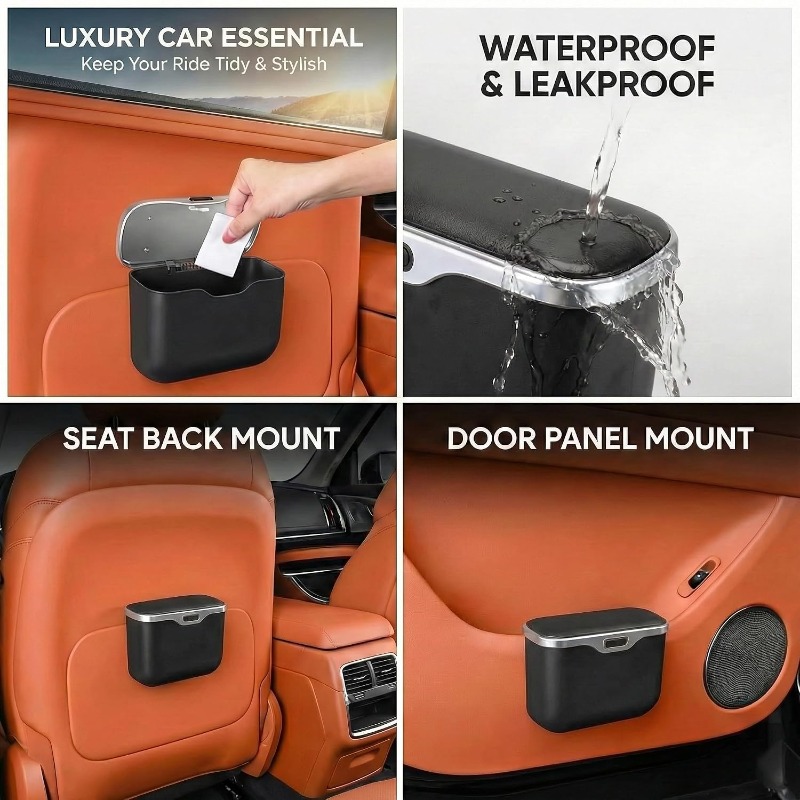 Kapaklı araba çöp kutusu sızdı - Waterproof Car Trash Can With Lid incelemesi ve fiyatı