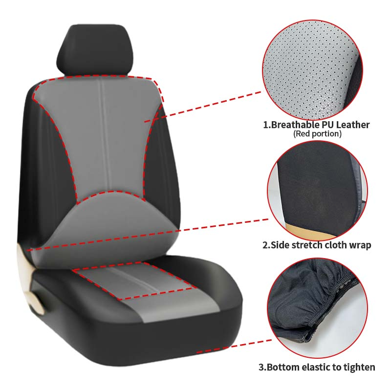 5 Kişilik Araba Koltuk Kılıfı  - Leather Car Seat Covers Full Set Universal incelemesi ve fiyatı
