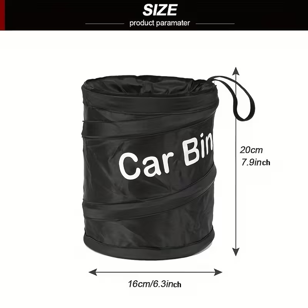 Mini Siyah Katlanabilir Açılır - Waterproof Car Trash Can With Lid incelemesi ve fiyatı