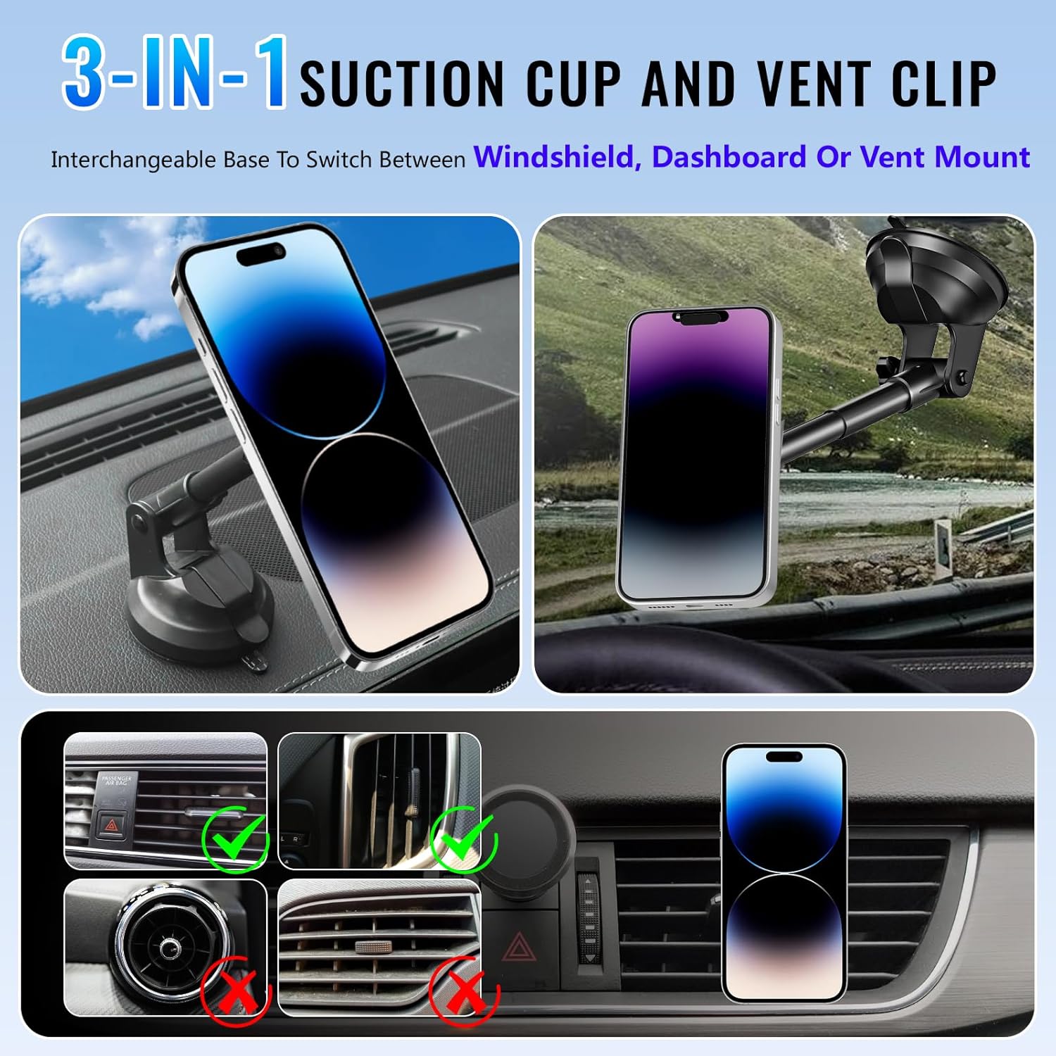 UYUXIO 15W Hızlı Şarjlı Ön Cam - Wireless Car Charger Mount Fast Charging incelemesi ve fiyatı