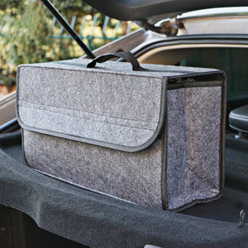 Yanmaz araba yün yumuşak keçe  - Car Trunk Organizer Foldable Storage Box incelemesi ve fiyatı