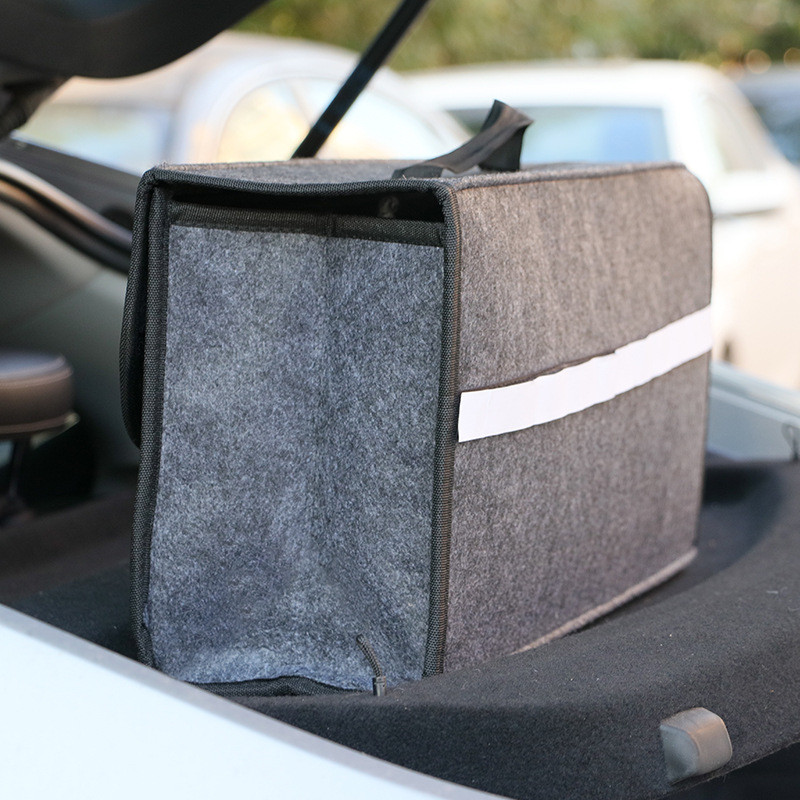 Yanmaz araba yün yumuşak keçe  - Car Trunk Organizer Foldable Storage Box incelemesi ve fiyatı
