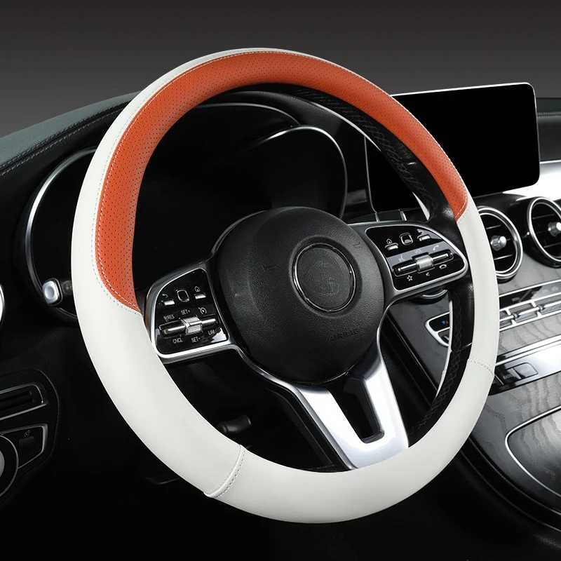 Delikli Nappa Deri Araba Direk - Car Steering Wheel Cover Anti Slip Breathable incelemesi ve fiyatı