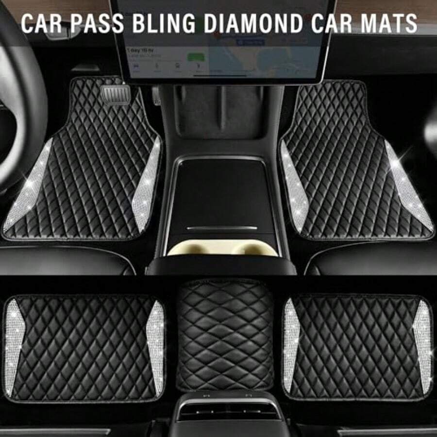 Deri Araba Paspasları Parlak E - Car Floor Mats Universal Waterproof Leather incelemesi ve fiyatı