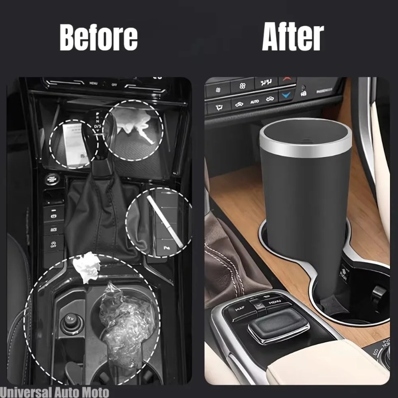 Mini ABS Araba Çöp Kovası Sızd - Waterproof Car Trash Can With Lid incelemesi ve fiyatı