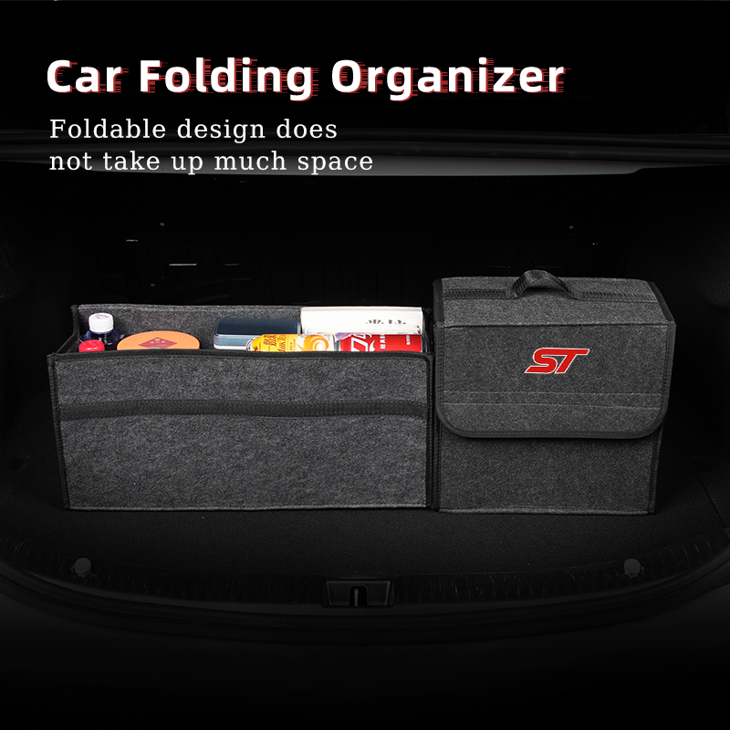 Ford ST Focus mk2 mk3 Fiesta m - Car Trunk Organizer Foldable Storage Box incelemesi ve fiyatı