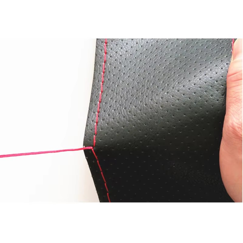Yeni 36 38 40 cm Hakiki Deri O - Car Steering Wheel Cover Anti Slip Breathable incelemesi ve fiyatı
